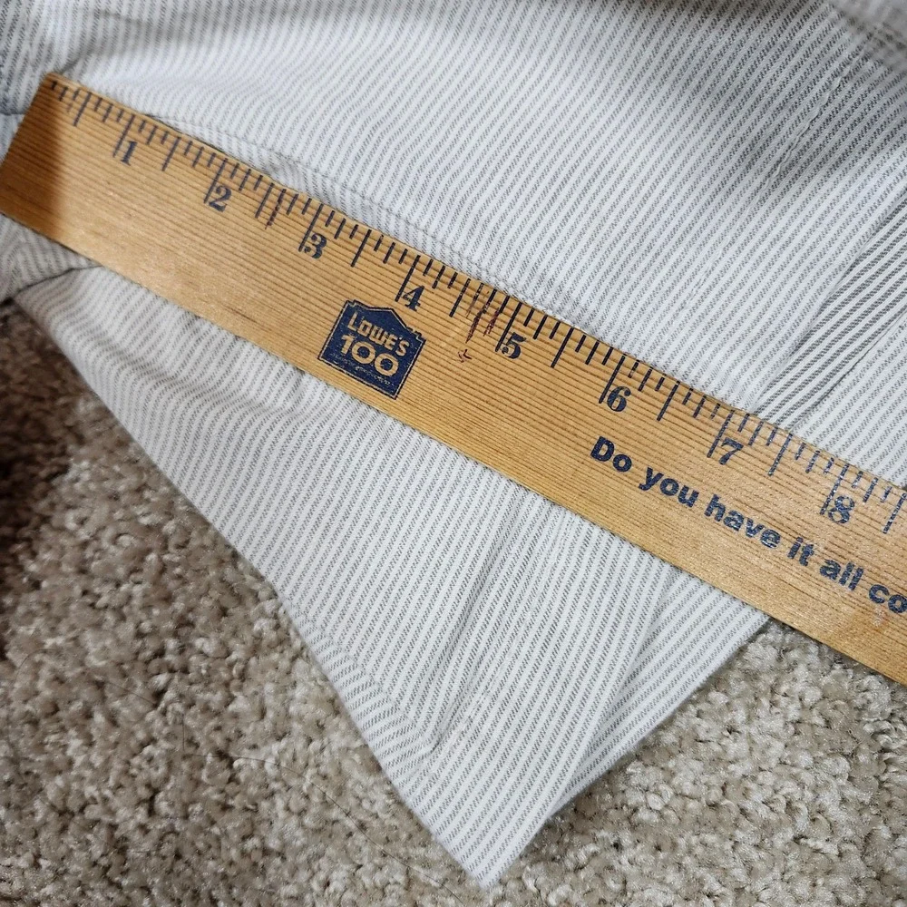 Old Navy Mens‎ Medium Tall Striped Drawstring Shorts Gray White Casual Summer